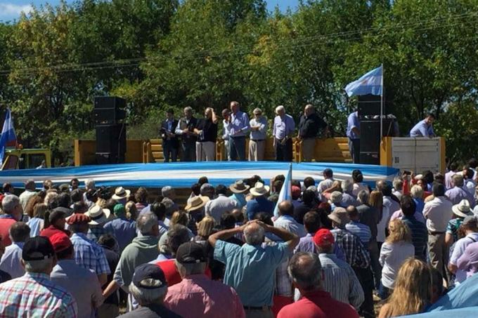 Con un acto en San Pedro, los productores conmemoraron los diez años de la 125.