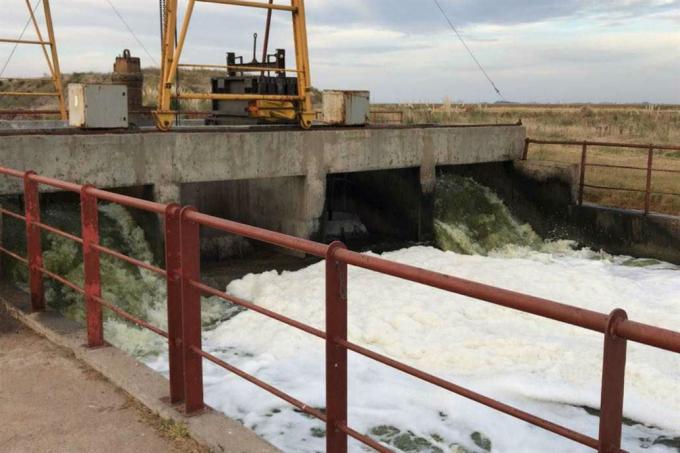 Laguna La Picasa: los productores tuvieron que pagar $200.000 para que siga un bombeo de agua.