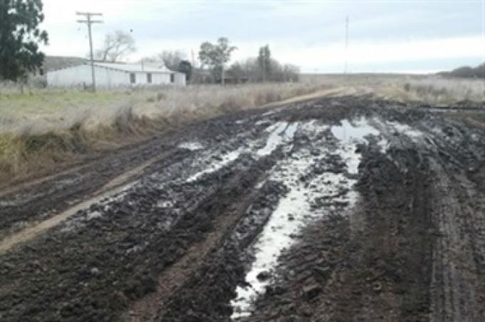 Denuncian que es crítico el estado de los caminos rurales bonaerenses.
