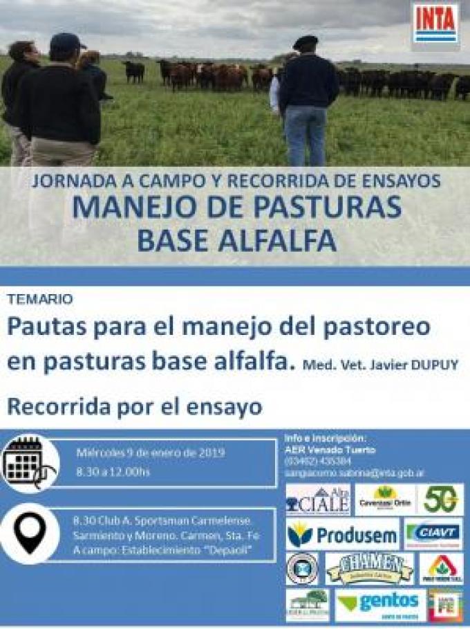 Jornada Manejo de pasturas base alfalfa