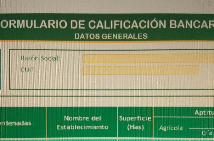 Una sola planilla bancaria para que los empresarios agropecuarios puedan ahorrar tiempo