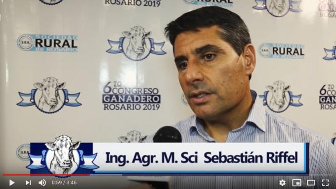 Ing. Agr. Sebastián Riffel en el 6to Congreso Ganadero Rosario 2019