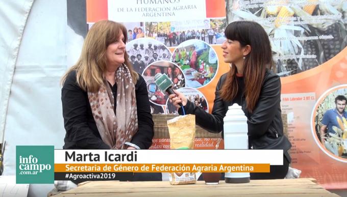 Marta Icardi y el trabajo de la Secretaría de Género de FAA: “Las mujeres tienen que animarse a hablar”