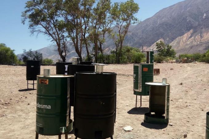 En la Puna. Producen alimentos con energía solar y descartes de economías regionales