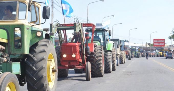Intensas movilizaciones de productores en Pergamino y Salliqueló