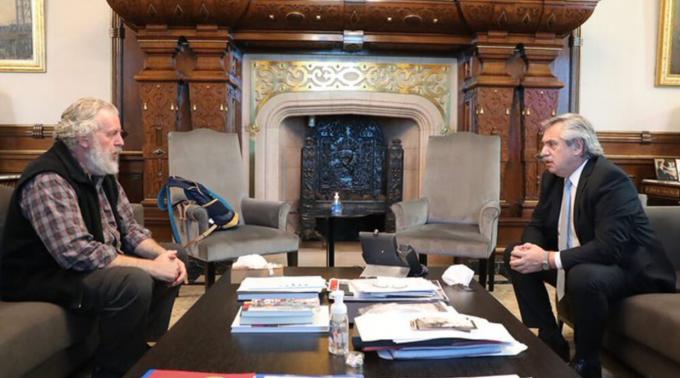 Quién es el Gringo Castro, el dirigente al que recibió Fernández y que pide “acceso a tierras del Estado para producir”