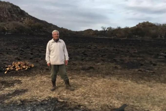 Incendios en Córdoba. La historia del productor que lo perdió todo en 72 horas.