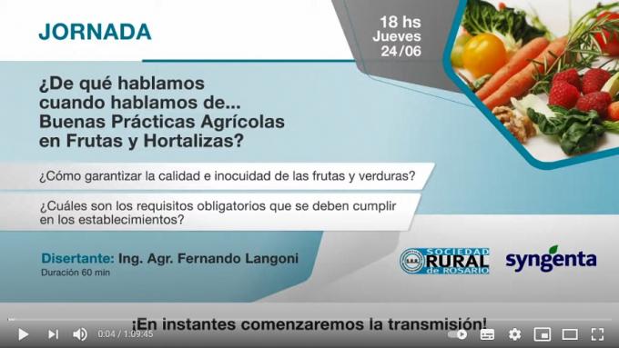 De qué hablamos cuando hablamos de...  Buenas Prácticas Agrícolas en Frutas y Hortalizas