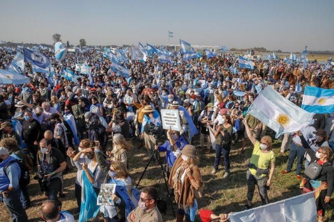 El acto del campo en San Nicolás fue un mensaje para el Gobierno, destaca una encuesta