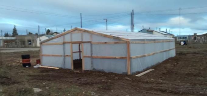 En Chubut avanza la construcción de invernáculos para la producción hortícola