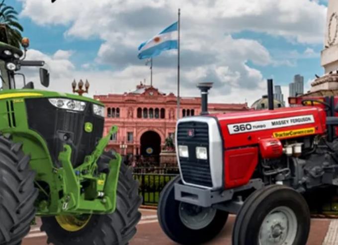 Tractorazo del campo en Buenos Aires: cómo es el recorrido del 23A hasta Plaza de Mayo