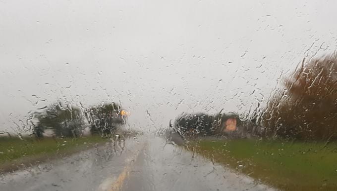 Un leve alivio de lluvias alcanzó a algunas zonas del país