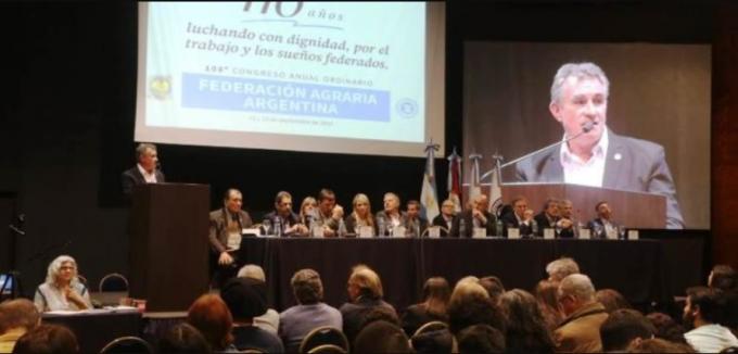 Se inició el Congreso Anual de la Federación Agraria Argentina