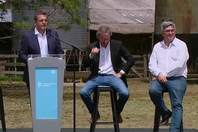 Sergio Massa al campo. No hay voluntad de subir retenciones