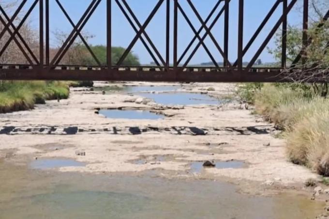 Se secó un río de la zona agrícola más importante del país