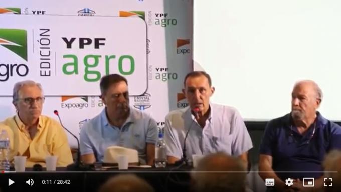 Conferencia de Prensa en Expoagro. "Impacto de la sequía en la economía de Santa Fe y del país"