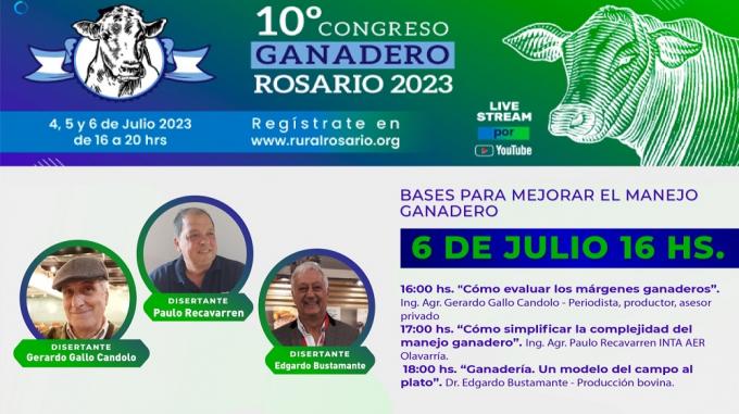 10º CONGRESO GANADERO ROSARIO 2023. Tercer día 06/07/2023