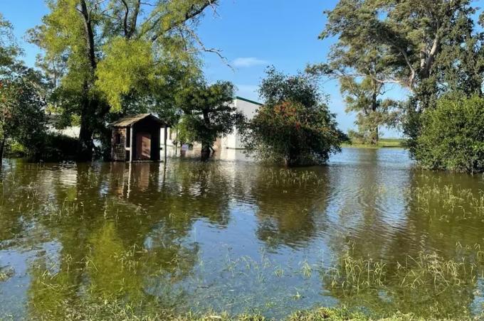 Baldazo de agua. El lugar puntual donde diluvió tres horas y hubo un extraño fenómeno