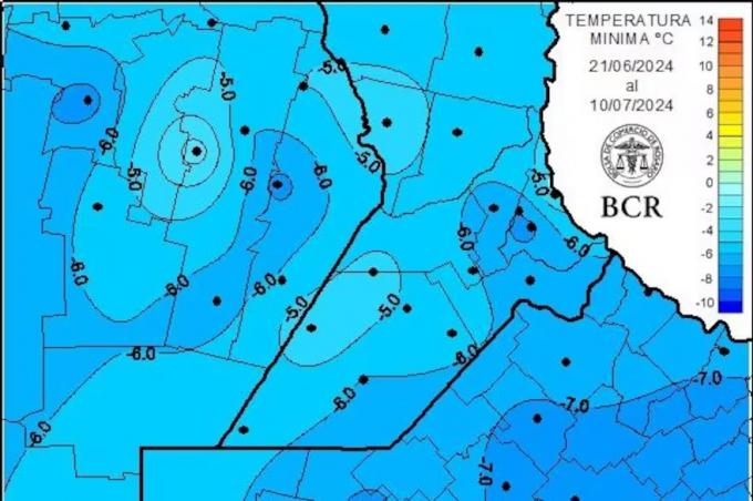 Sorpresa. La Argentina se encamina a tener el segundo invierno más frío de los últimos 60 años