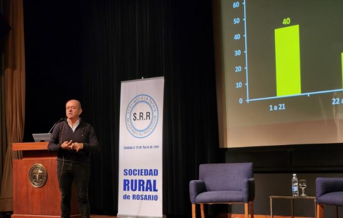 Juan Elizalde disertó en el 12º Congreso Ganadero organizado por la Sociedad Rural de Rosario