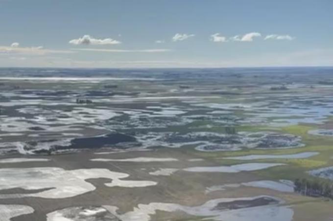 Es un momento muy crítico se agravó el desastre de los campos bajo el agua en un partido bonaerense