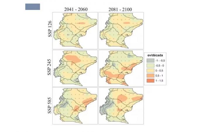 Riesgo pronosticado una investigación concluyó que una provincia sufrirá una reducción del 30% de las lluvias