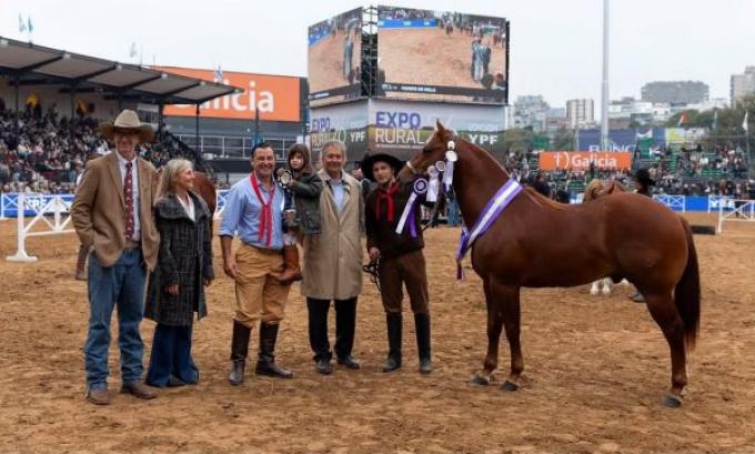 Un caballo correntino hizo historia con un Reservado Gran Campeón en Palermo