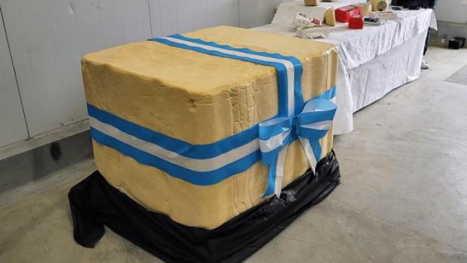 Villa María presentó un queso de 1.000 kilos, el más grande de Latinoamérica