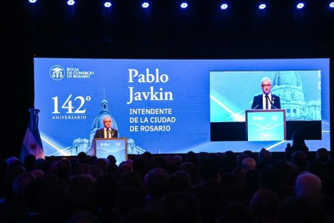 Javkin en la Bolsa de Comercio. Lo que viene es el camino definitivo a la grandeza, y lo vamos a hacer juntos