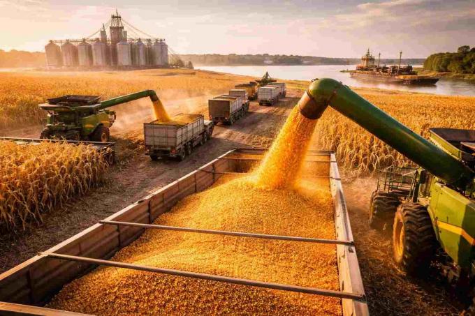 Futuros y opciones agro alcanzan un récord de 74,6 Mt en 2026