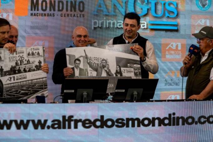 Semana Angus: Mondino vendió 16.000 cabezas y destacó la genética