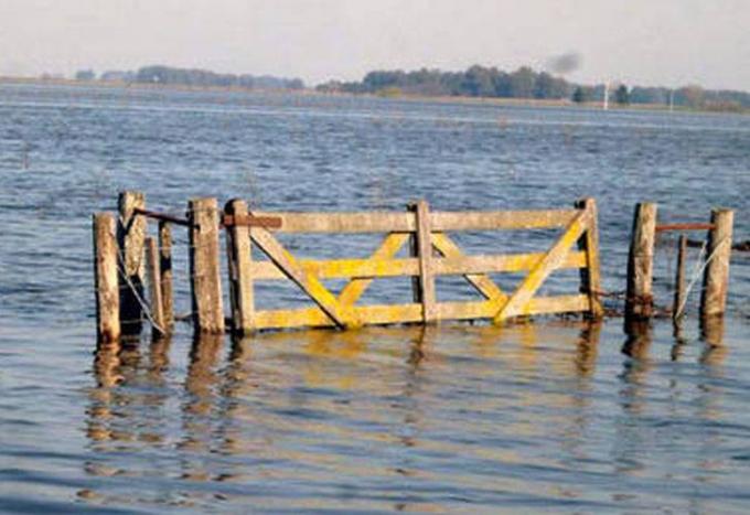 Cada vez hay más campos bajo el agua 