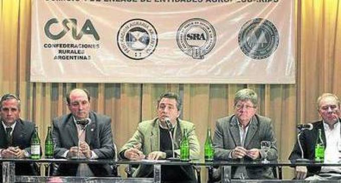 El ruralismo, enojado por quedar fuera del diálogo