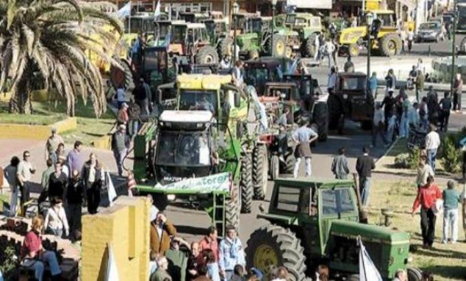 Protesta del campo en al menos ocho provincias