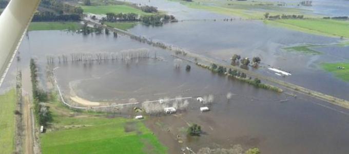 Las inundaciones ya impactan en la expectativa de producción de 2016