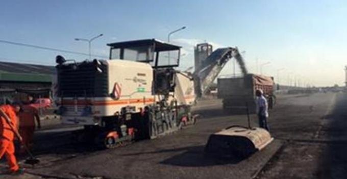 Comenzaron obras de repavimentación en el Mercado Central