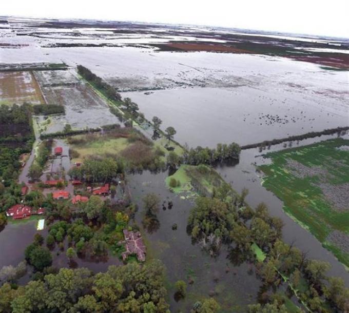 Las lluvias golpearon casi el 30% del campo bonaerense