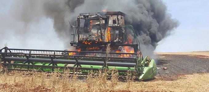 Desarrollan un innovador dispositivo para prevenir los incendios en las cosechadoras
