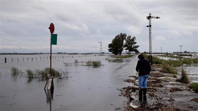 Hay casi 2,5 millones de hectáreas muy afectadas por el agua y está en riesgo la siembra de trigo