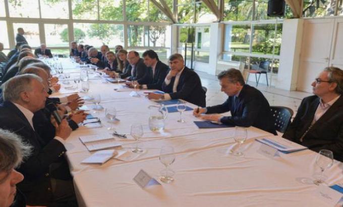 Macri recibió a la Mesa de las Carnes en Olivos
