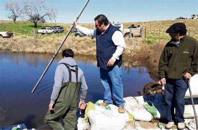 Fuerte disputa entre Daireaux y Trenque Lauquen por la inundación