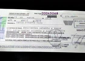 Denuncian que falsificaron cheques de una de las cooperativas agrícolas más grandes del país