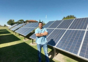 La felicitación de Macri a un productor: "Me dijeron que tenés un tambo totalmente futurista"