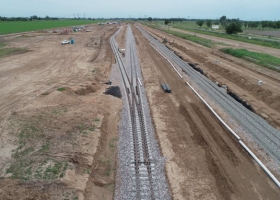 Logística: se realizó la primera prueba de acceso directo del Belgrano Cargas a las terminales portuarias de Timbués