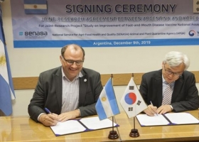 Corea del Sur y Argentina trabajarán en conjunto contra la aftosa