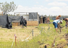 "Respuesta contundente". La Mesa de Enlace le expresó a Basterra su preocupación por la toma de tierras