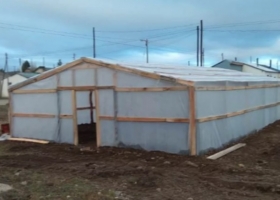En Chubut avanza la construcción de invernáculos para la producción hortícola