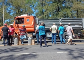 Regalaron 150 litros de leche para contar un apocalipsis