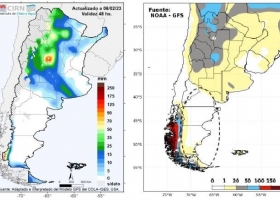  Más de 40° y lluvias otra vez alejadas de la zona núcleo