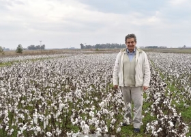 Fue uno de los pioneros de la soja y cuenta su novedad en plena provincia de Buenos Aires